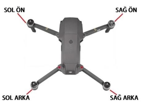 Dji Mavic Pro Alpin White Ön Ayak